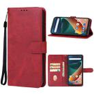 For Blackview BV5300 Pro Leather Phone Case(Red) - 1