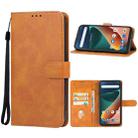 For Blackview BV5300 Pro Leather Phone Case(Brown) - 1