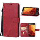 For Itel A18 Leather Phone Case(Red) - 1