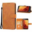 For Itel A18 Leather Phone Case(Brown) - 1