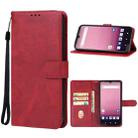 For Orbic Q10 4G Leather Phone Case(Red) - 1