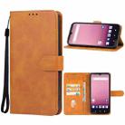 For Orbic Q10 4G Leather Phone Case(Brown) - 1