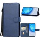 For Tecno Camon 20 Leather Phone Case(Blue) - 1