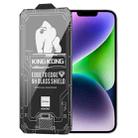 For iPhone 14 WK WTP-066 King Kong Vacha 9D Curved HD Tempered Glass Film(Black) - 1