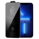 For iPhone 13 Pro WK WTP-067 King Kong Vacha 9D Curved Privacy Tempered Glass Film(Black) - 1