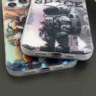 For iPhone 11 Dual-side IMD Astronaut Frosted Phone Case(Gradient Orange) - 6