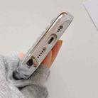 For iPhone 13 Wavy Electroplating TPU Phone Case(Silver) - 7