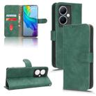 For vivo Y78 Plus Skin Feel Magnetic Flip Leather Phone Case(Green) - 1