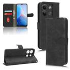 For lnfinix Smart 7 HD Skin Feel Magnetic Flip Leather Phone Case(Black) - 1