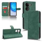 For TECNO Camon 20 Pro Skin Feel Magnetic Flip Leather Phone Case(Green) - 1