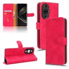 For Huawei nova 11 Pro Skin Feel Magnetic Flip Leather Phone Case(Rose Red) - 1