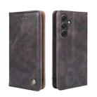 For Samsung Galaxy A54 5G Non-Magnetic Retro Texture Horizontal Flip Leather Phone Case(Grey) - 1