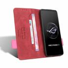For ASUS ROG Phone 7 Magnetic Clasp Leather Phone Case(Red) - 4