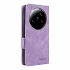 For Xiaomi 13 Ultra Magnetic Clasp Leather Phone Case(Purple) - 3
