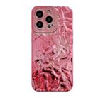 For iPhone 14 Meteorite Texture Electroplating TPU Phone Case(Red) - 1