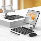 For Huawei Mate XS / XS 2 / X2 / X3 GKK Magnetic Folding Keyboard Bracket Set, Keyboard + Holder + Pen + Mouse(Silver) - 1