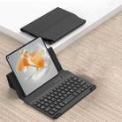 For Huawei Mate XS / XS 2 / X2 / X3 GKK Magnetic Folding Bluetooth Keyboard Leather Case with Keyboard + Holder + Mouse(Carbon Fibre Black) - 1