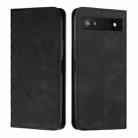 For Google Pixel 7a Diamond Pattern Skin Feel Magnetic Leather Phone Case(Black) - 1