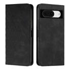 For Google Pixel 8 Diamond Pattern Skin Feel Magnetic Leather Phone Case(Black) - 1