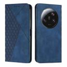 For Xiaomi 13 Ultra Diamond Pattern Skin Feel Magnetic Leather Phone Case(Blue) - 1
