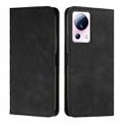 For Xiaomi Civi 2 / 13 Lite Diamond Pattern Skin Feel Magnetic Leather Phone Case(Black) - 1