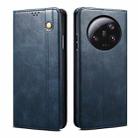 For Xiaomi 13 Ultra Oil Wax Crazy Horse Texture Flip Leather Phone Case(Blue) - 1