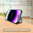 For iPhone 12 MagSafe Magnetic Invisible Camera Holder Phone Case(Blue) - 7