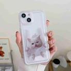 For iPhone 14 Airbag Shockproof Phone Case(Cat) - 1