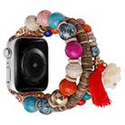 Beads Elephant Pendant Watch Band For Apple Watch 4 44mm(Colorful) - 1