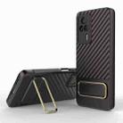 For Xiaomi Redmi K60E Wavy Textured Phone Case (Brown) - 1