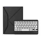 Z10B For iPad 10th Gen 10.9 2022 Pen Slot Bluetooth Keyboard Leather Tablet Case(Black) - 1