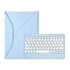 Z10B For iPad 10th Gen 10.9 2022 Pen Slot Bluetooth Keyboard Leather Tablet Case(Blue) - 1