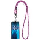 Adjustable Universal Phone Lanyard with Detachable Clip(Purple + Brown) - 1