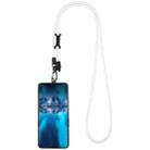 Adjustable Universal Phone Lanyard with Detachable Clip(White) - 1