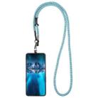Adjustable Universal Phone Lanyard with Detachable Clip(Blue + Green) - 1