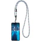 Adjustable Universal Phone Lanyard with Detachable Clip(Purple Orange Blue) - 1