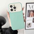 For iPhone 14 Plus Liquid Silicone Phone Case(Mint Green) - 1