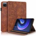 For Xiaomi Pad 6 / Pad 6 Pro Life Tree Series Horizontal Flip Leather Tablet Case(Brown) - 1