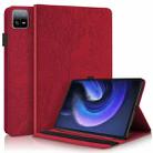 For Xiaomi Pad 6 / Pad 6 Pro Life Tree Series Horizontal Flip Leather Tablet Case(Red) - 1