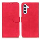 For Samsung Galaxy A05s 4G KHAZNEH Retro Texture Horizontal Flip Leather Phone Case(Red) - 1