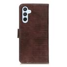 For Samsung Galaxy S24+ Magnetic Crocodile Texture Leather Phone Case(Brown) - 3
