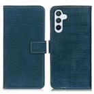 For Samsung Galaxy S24+ Magnetic Crocodile Texture Leather Phone Case(Green) - 1