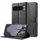 For Google Pixel 9 Pro XL LC.IMEEKE Calf Texture Flip Leather Phone Case(Black) - 1