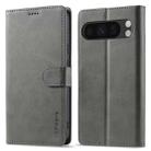 For Google Pixel 9 Pro XL LC.IMEEKE Calf Texture Flip Leather Phone Case(Grey) - 2