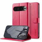 For Google Pixel 9 / 9 Pro LC.IMEEKE Calf Texture Flip Leather Phone Case(Red) - 1