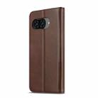 For Google Pixel 9a LC.IMEEKE Calf Texture Flip Leather Phone Case(Brown) - 3