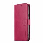 For Google Pixel 9a LC.IMEEKE Calf Texture Flip Leather Phone Case(Red) - 2