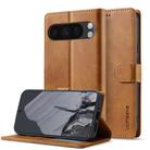 For Google Pixel 10 Pro XL LC.IMEEKE Calf Texture Flip Leather Phone Case(Yellow) - 1