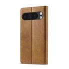 For Google Pixel 10 Pro XL LC.IMEEKE Calf Texture Flip Leather Phone Case(Yellow) - 3