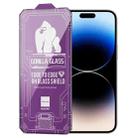 For iPhone 14 Pro WK WTP-068 King Kong Vacha Corning 9D Curved HD Tempered Glass Film(Black) - 1